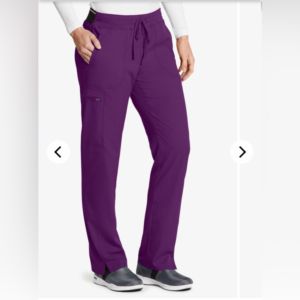 Grey's Anatomy Barco Spandex STRETCH Kim Women's 3-Pocket Back Scrub Pants MTall